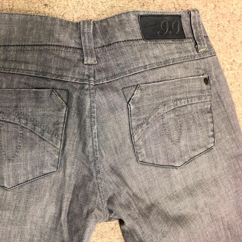 Gray Level 99 Skinny Straight Jeans